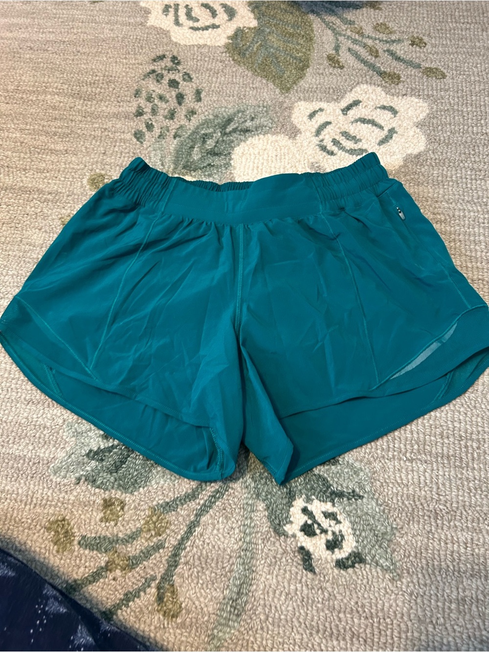 lululemon athletica Teal Athletic Running Shorts